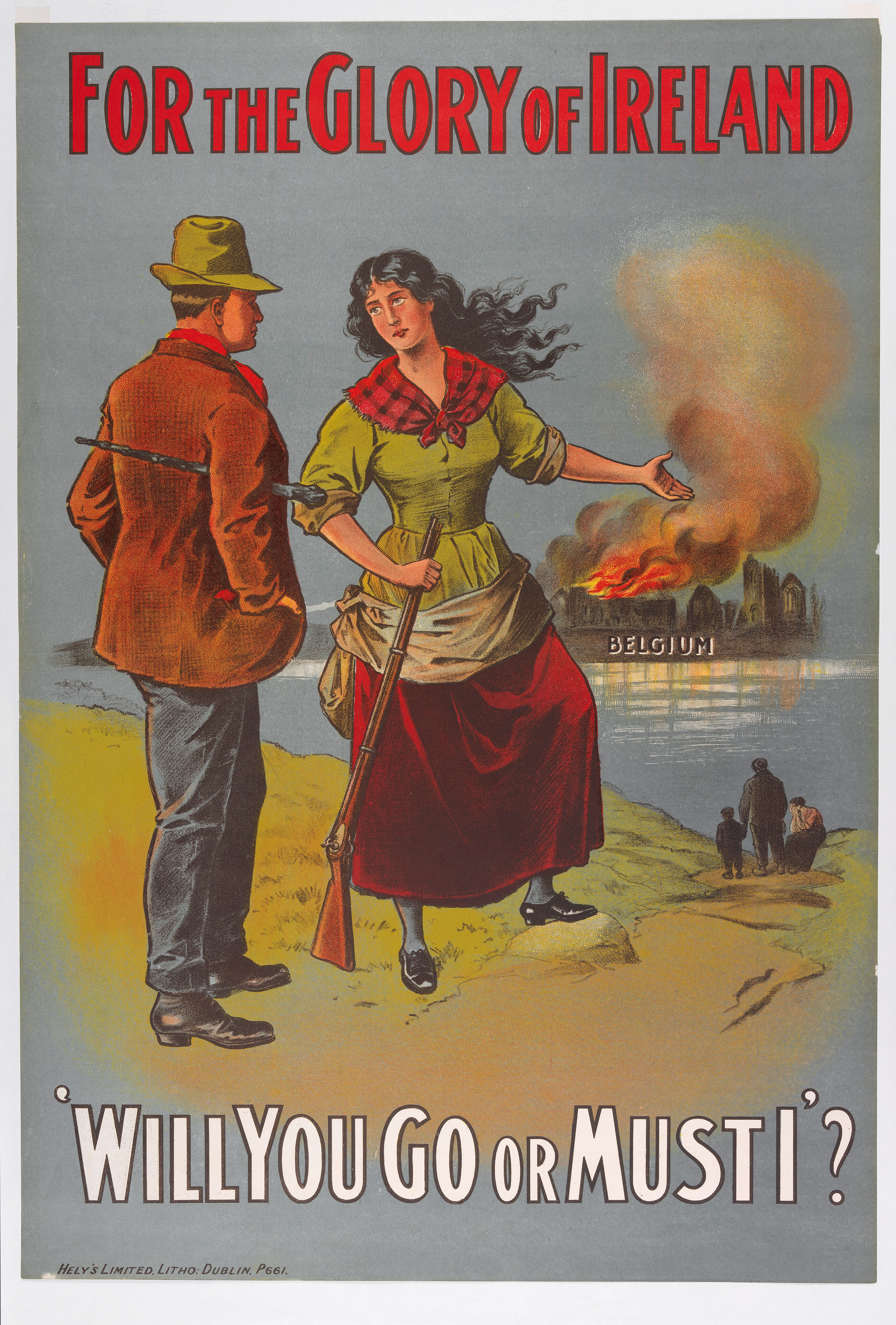 World War I Recruiting Collection: These posters and leaflets were issued by the British Army in Dublin during the war.